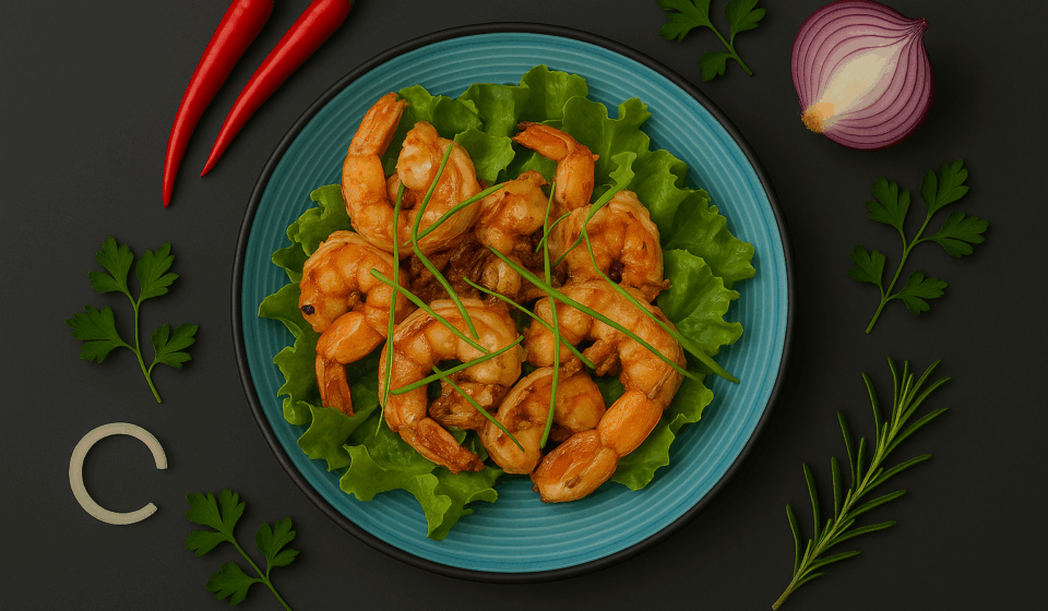 Thai Style grilled shrimp